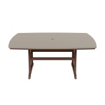 Dining Table 46x72 - Chocolate/Weatherwood